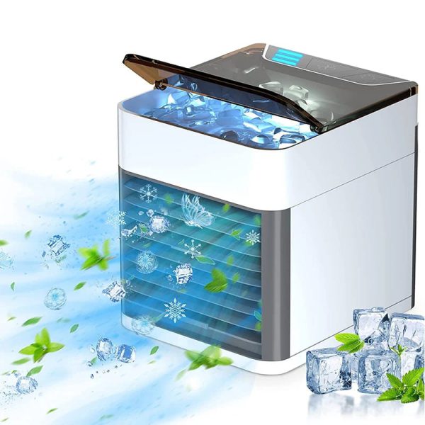 Mini Air Conditioning Cooling Fan Multifunction Usb New Household Portable Air Conditioner Humidifier Strong Wind | Portable Fan | Portable Air Cooler (usb Operated) (random Color)