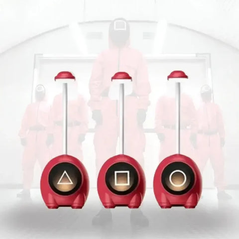 (1 Pcs )squid Game Usb Reading Table Lamp(red Color)
